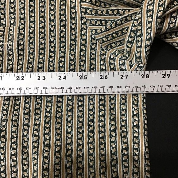 Vintage Guess by Georges Marciano Striped Cotton Button Up Shirt XL USA - Picture 4 of 9